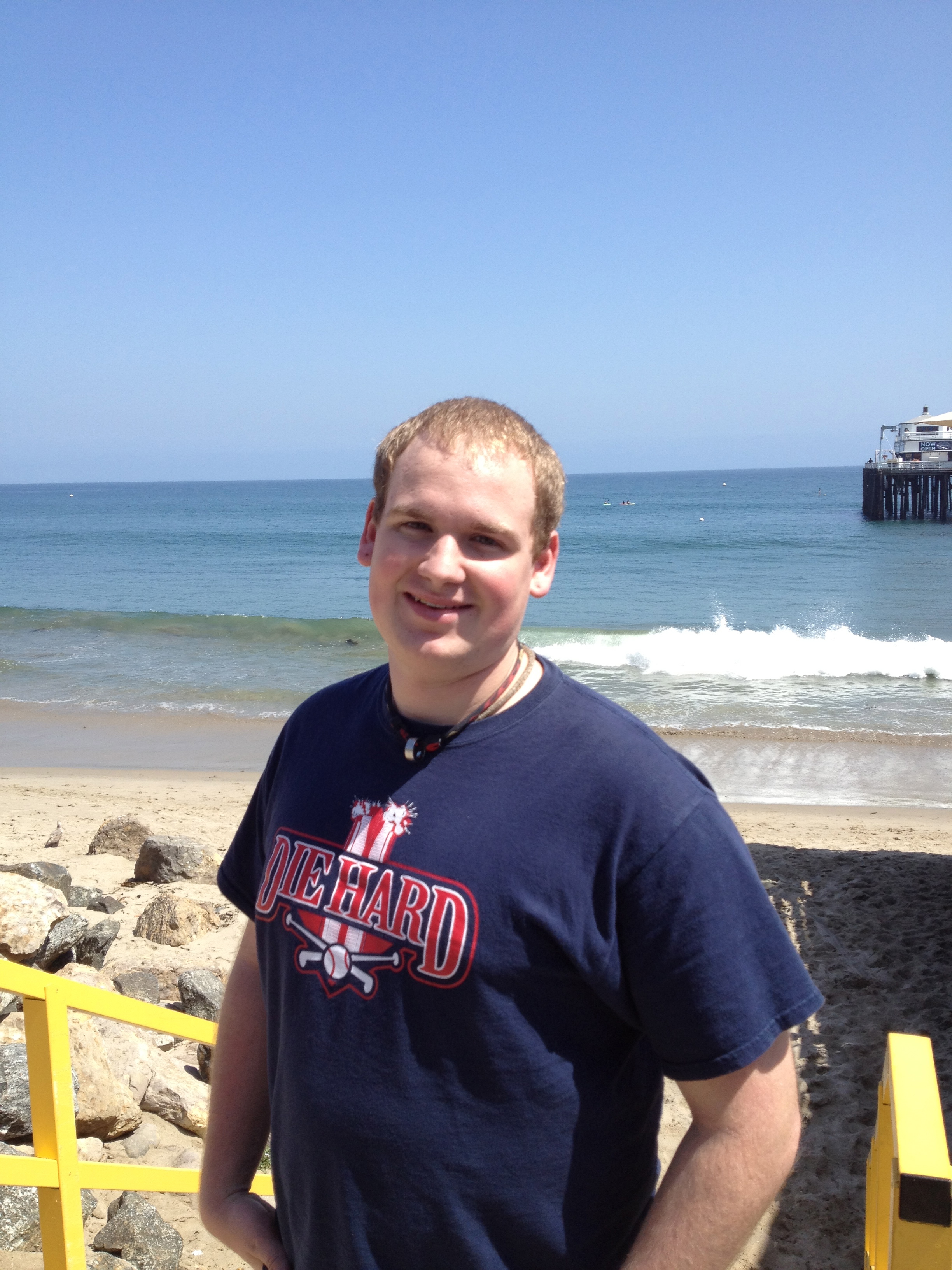 David Jr. at Malibu Beach