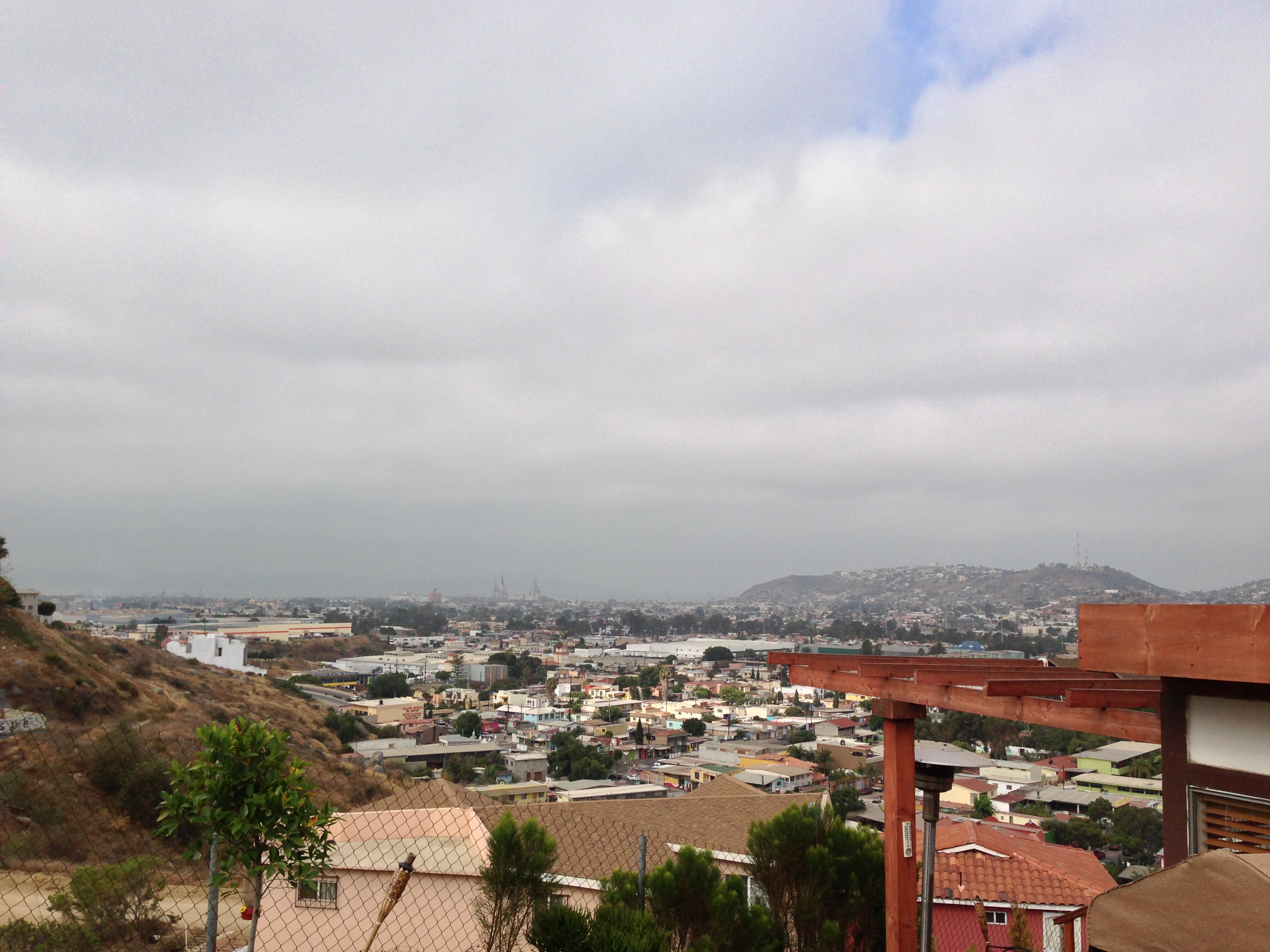The view of Ensenada from the church site