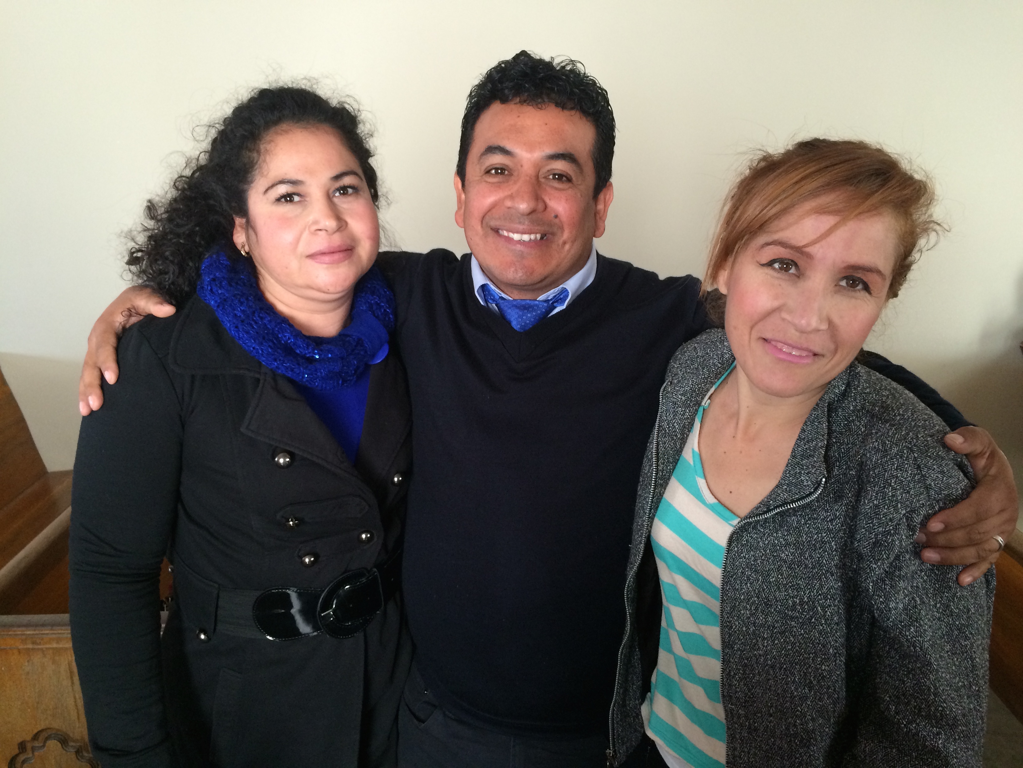 Pastor Ivan with Frida & Lupita
