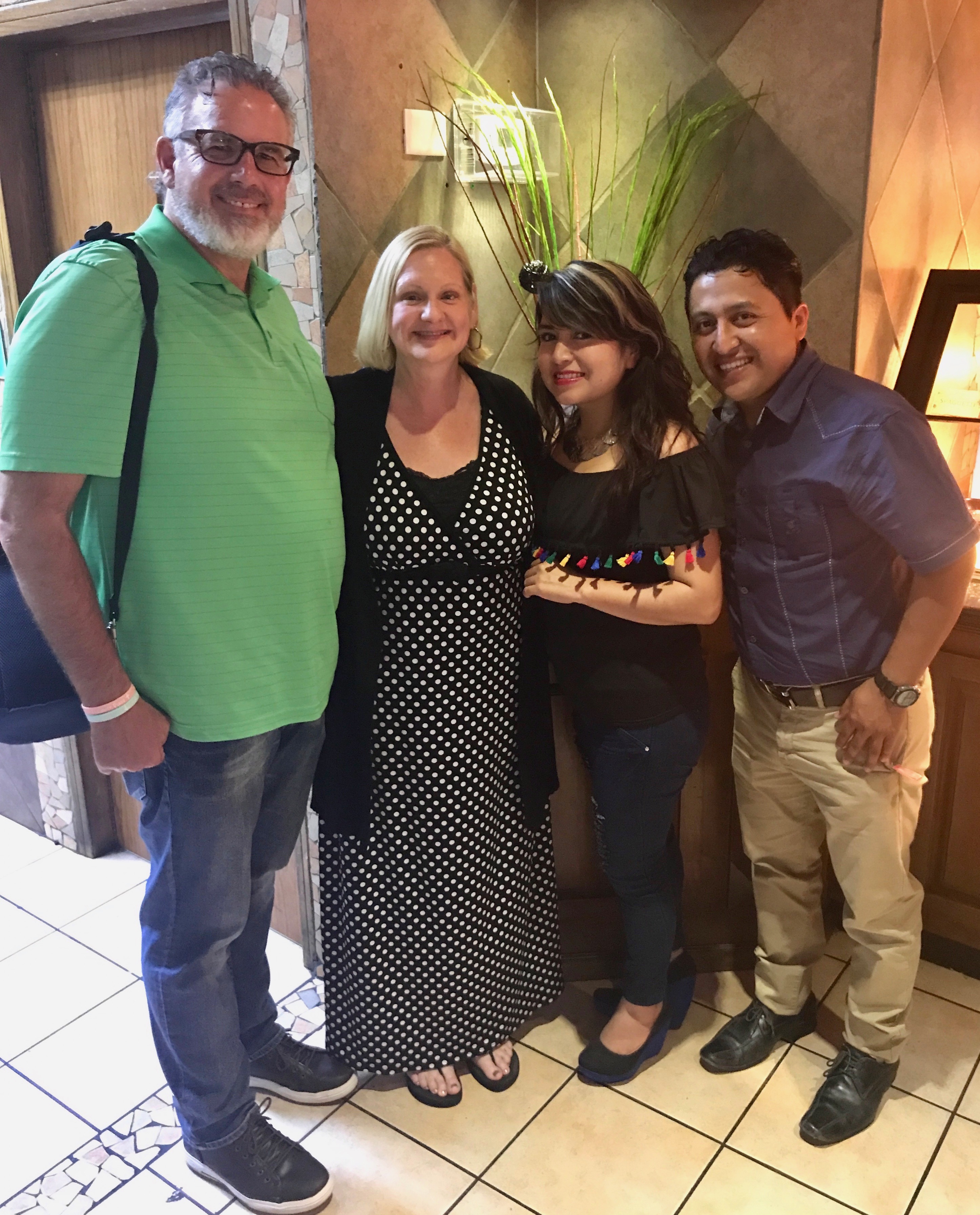 David & Dawn with Luz and Deivis. Wonderful friends and ministers of the gospel