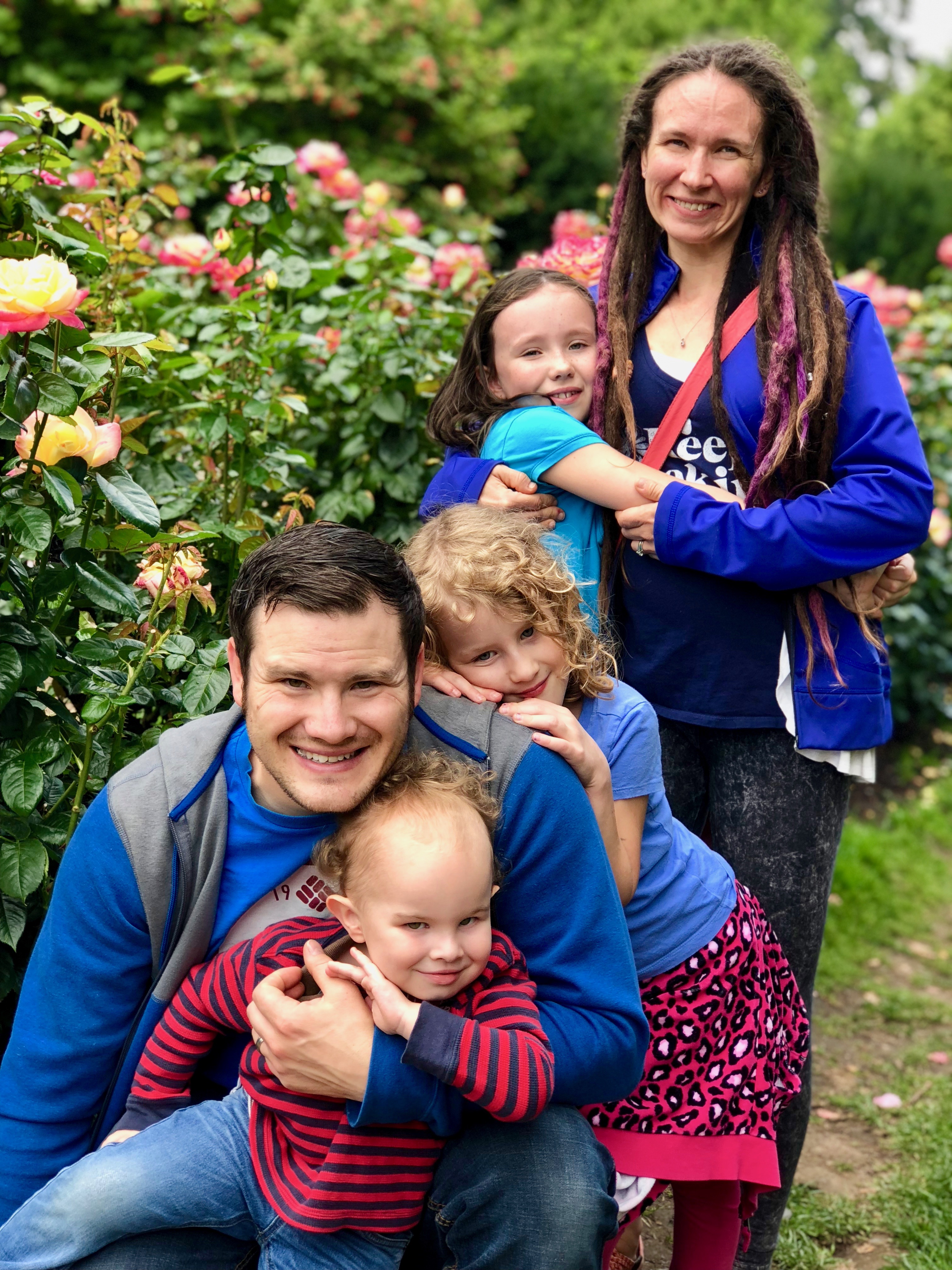 Nathan & Barbi Carr with their three cute children, Annabella, Eliza and Hosea. A wonderful family!