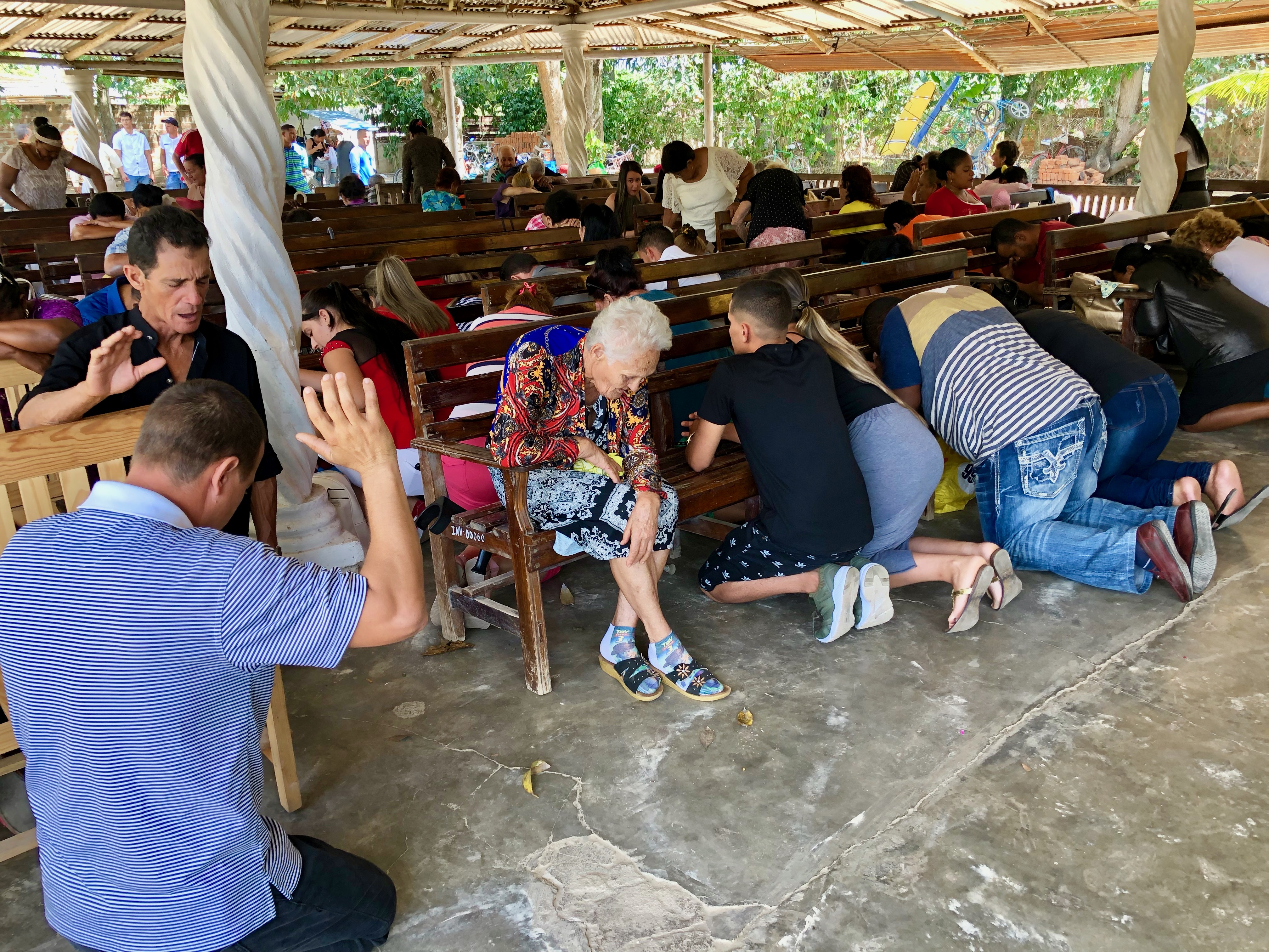 Prayer in Camaguey. These people are warriors!